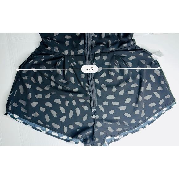 Lulu's 1BR95016L Inez Tie-Front Black Polka Dot Romper LARGE Flurty Summer NWOT - Picture 5 of 12